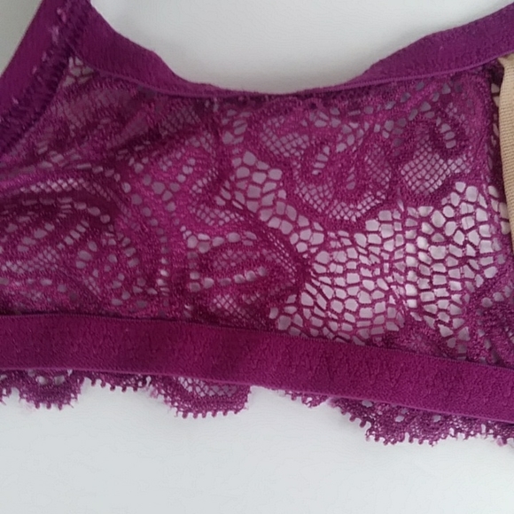 Victoria's Secret Very Sexy Lace Push-Up Without Padding Bra 38D Purple Pink - Picture 11 of 16